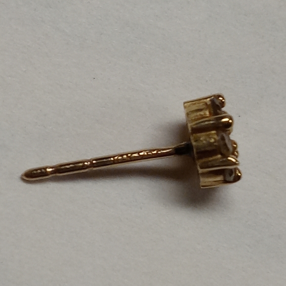 10KT Champagne Diamond Cluster Ring and Earrings Fine Jeweley - Picture 5 of 8